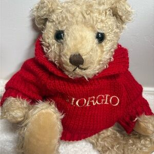 Giorgio Armani Red Sweater Teddy Bear